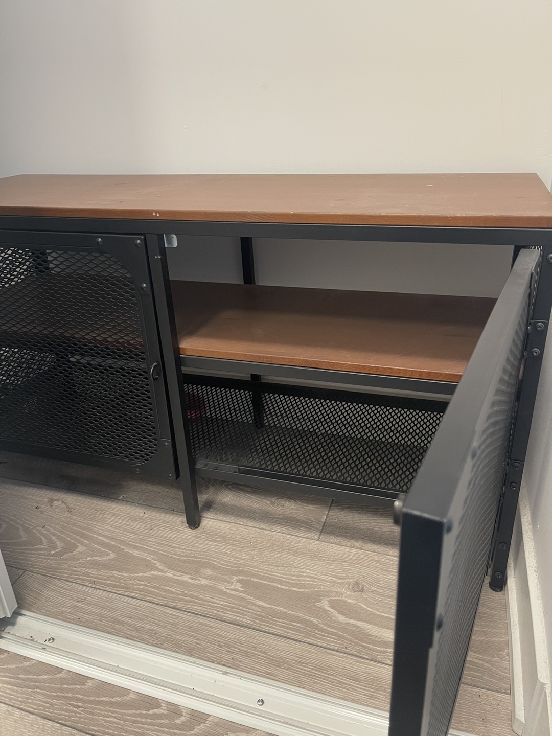 IKEA Fjallbo TV Bench - Black/Brown - photo 2