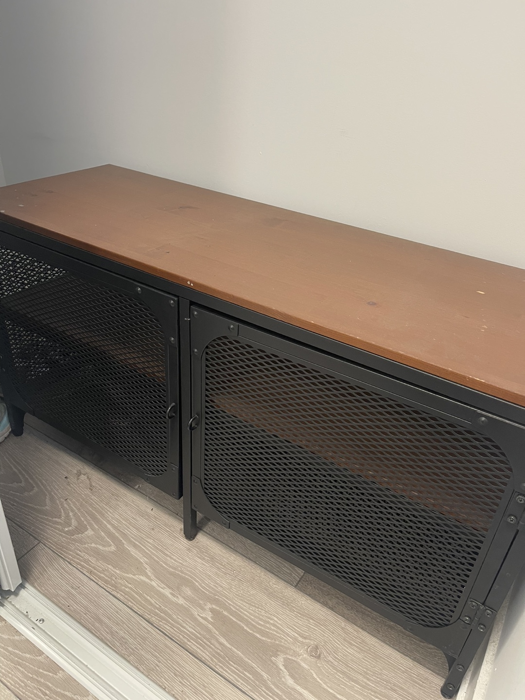 IKEA Fjallbo TV Bench - Black/Brown