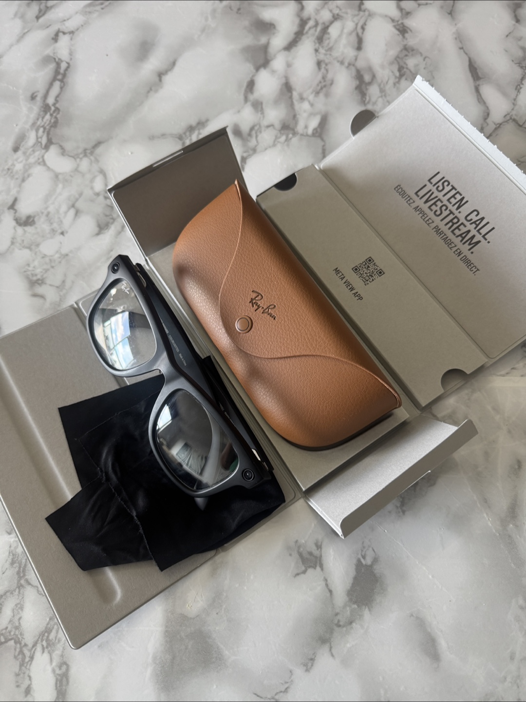 Ray-Ban Meta Wayfarer Smart Glasses - Matte Black