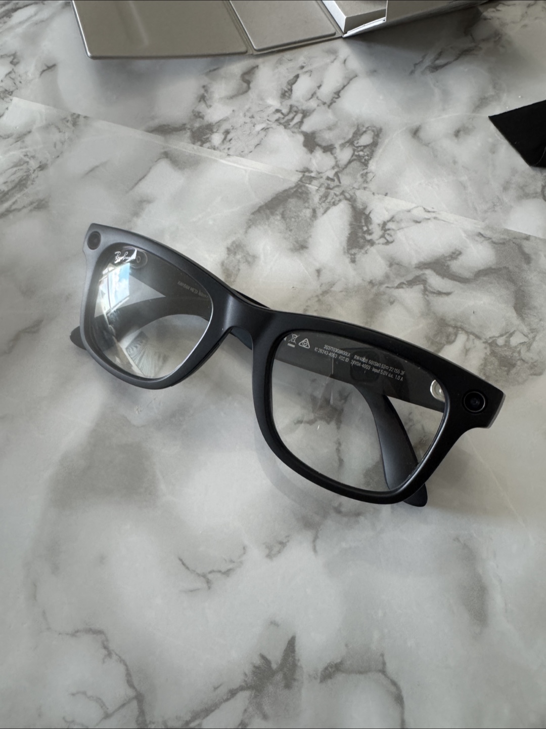 Ray-Ban Meta Wayfarer Smart Glasses - Matte Black - photo 3