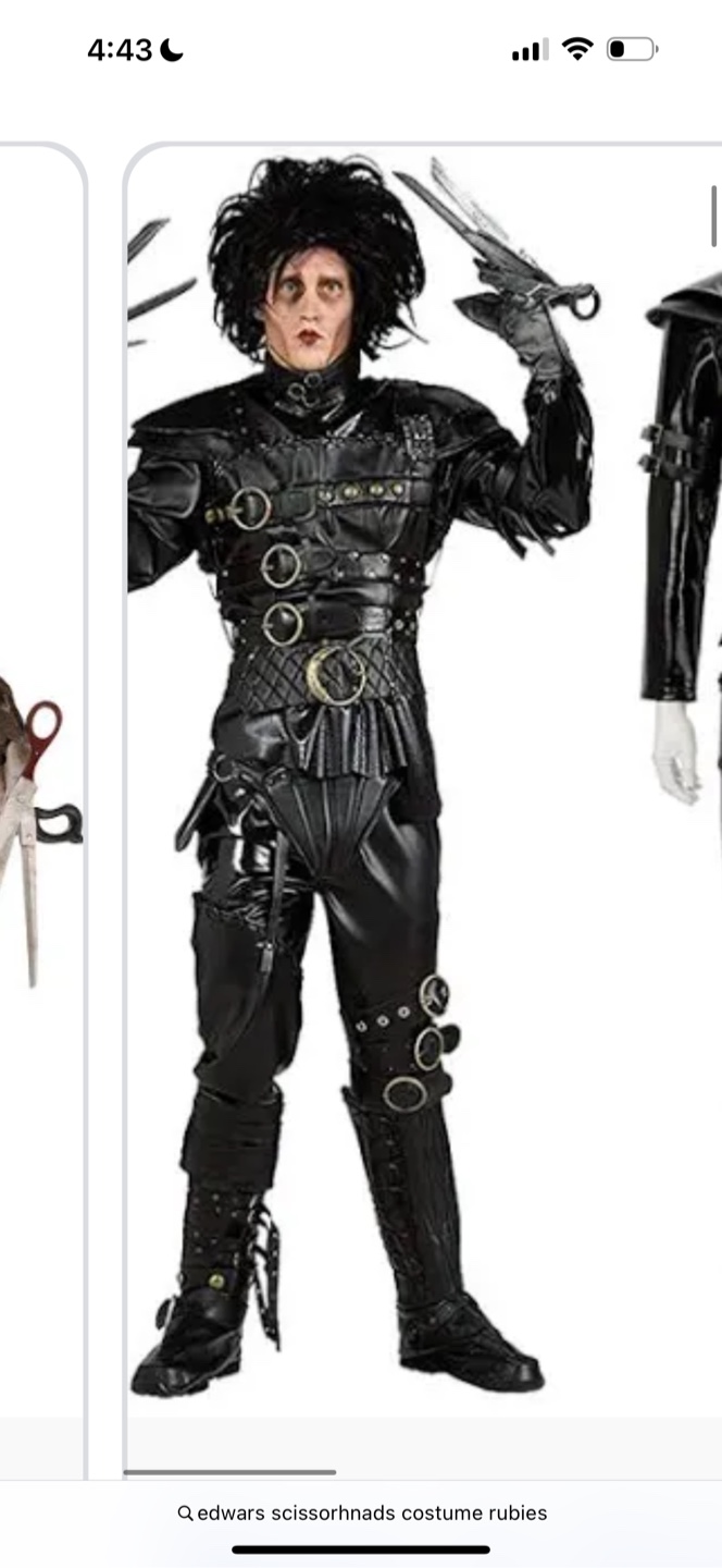 Edward Scissorhands Costume