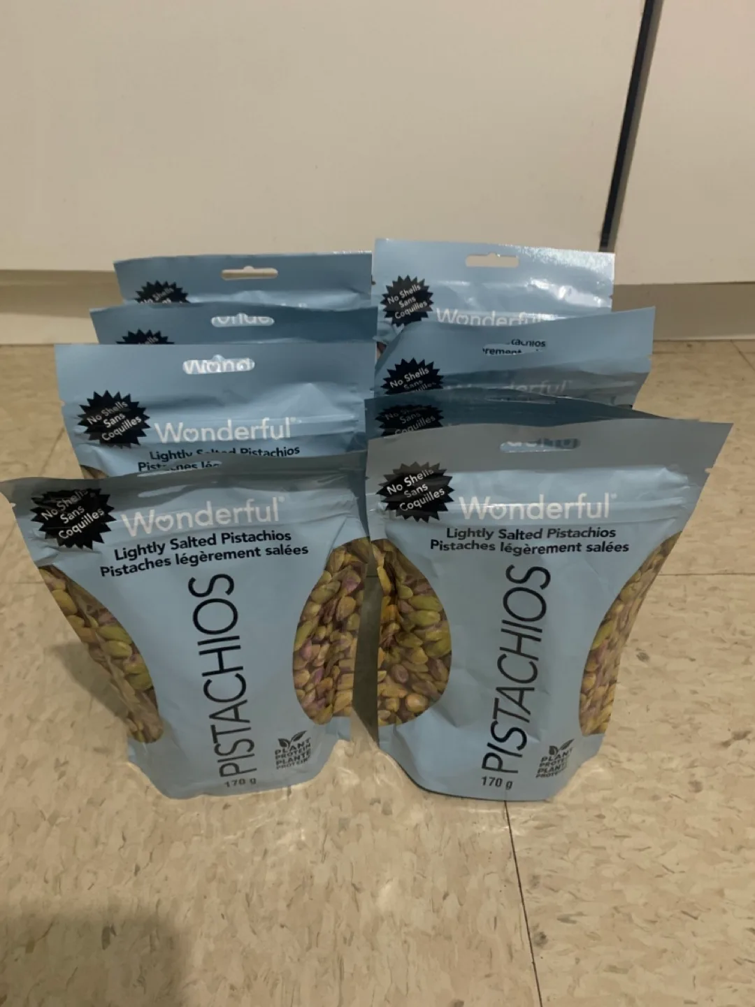 Wonderful Lightly Salted Pistachios, 170 g thumbnail