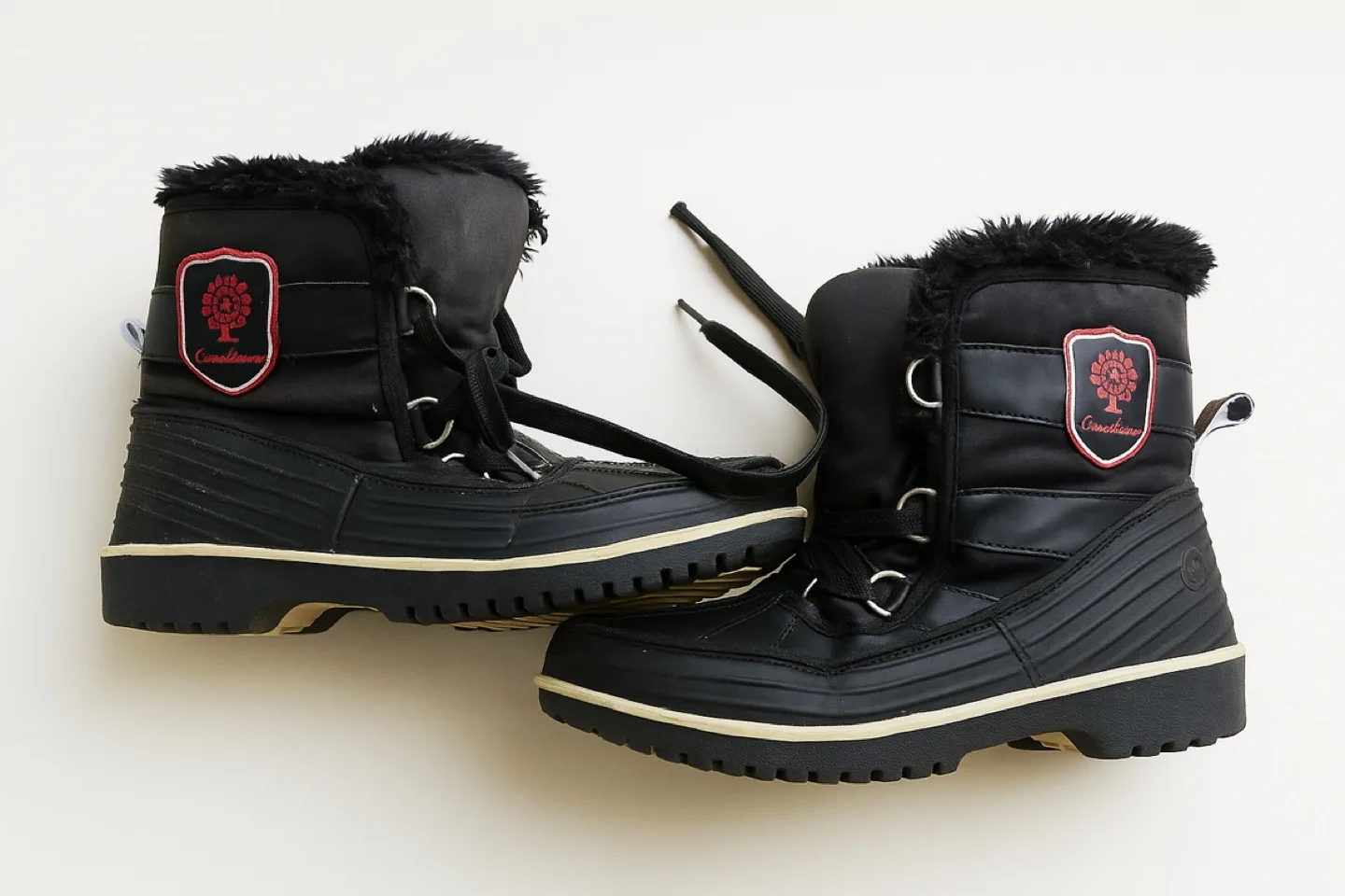Kids Black Winter Boots thumbnail