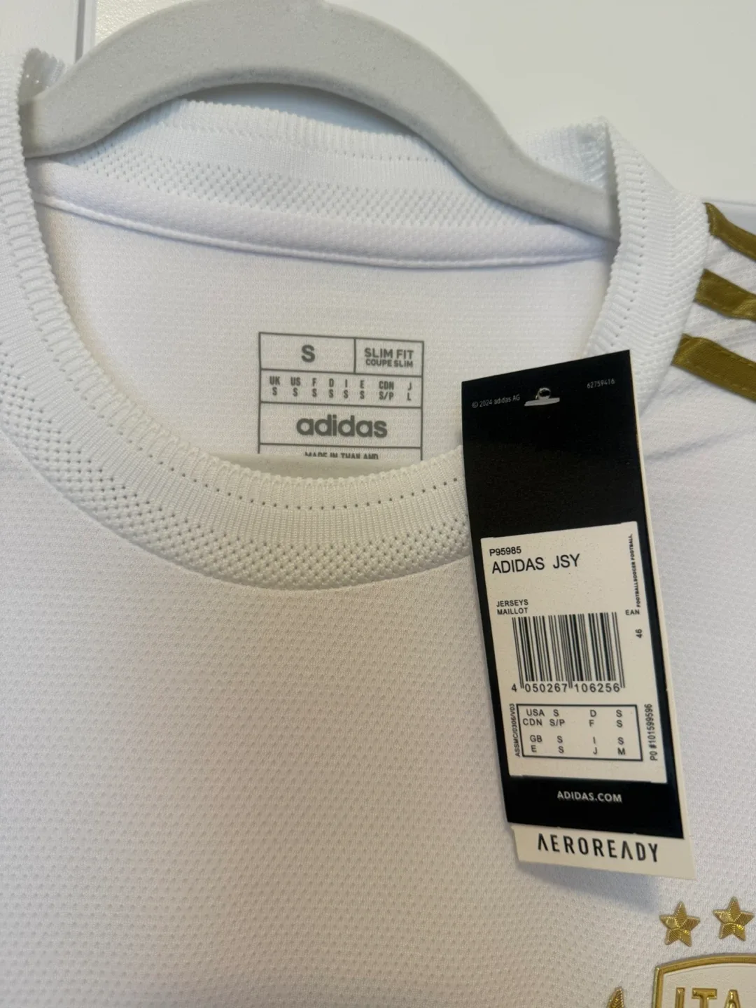 BNWT Italy 125th Anniversary Special Edition Jersey Size S image indicator(2)