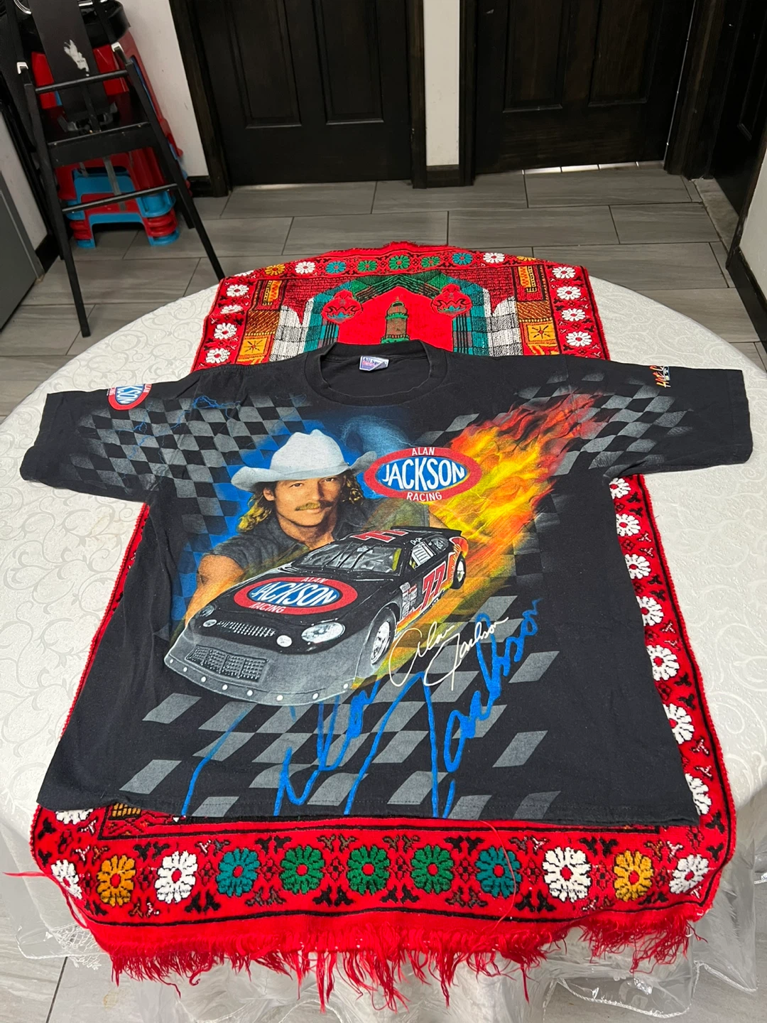 Vintage Alan Jackson Racing T-Shirt Single Stitch LNascar 1999