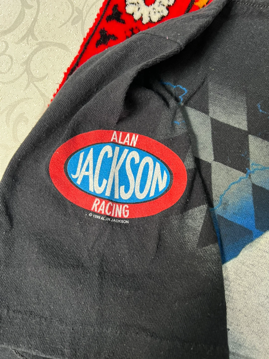 Vintage Alan Jackson Racing T-Shirt Single Stitch LNascar 1999 - photo 5