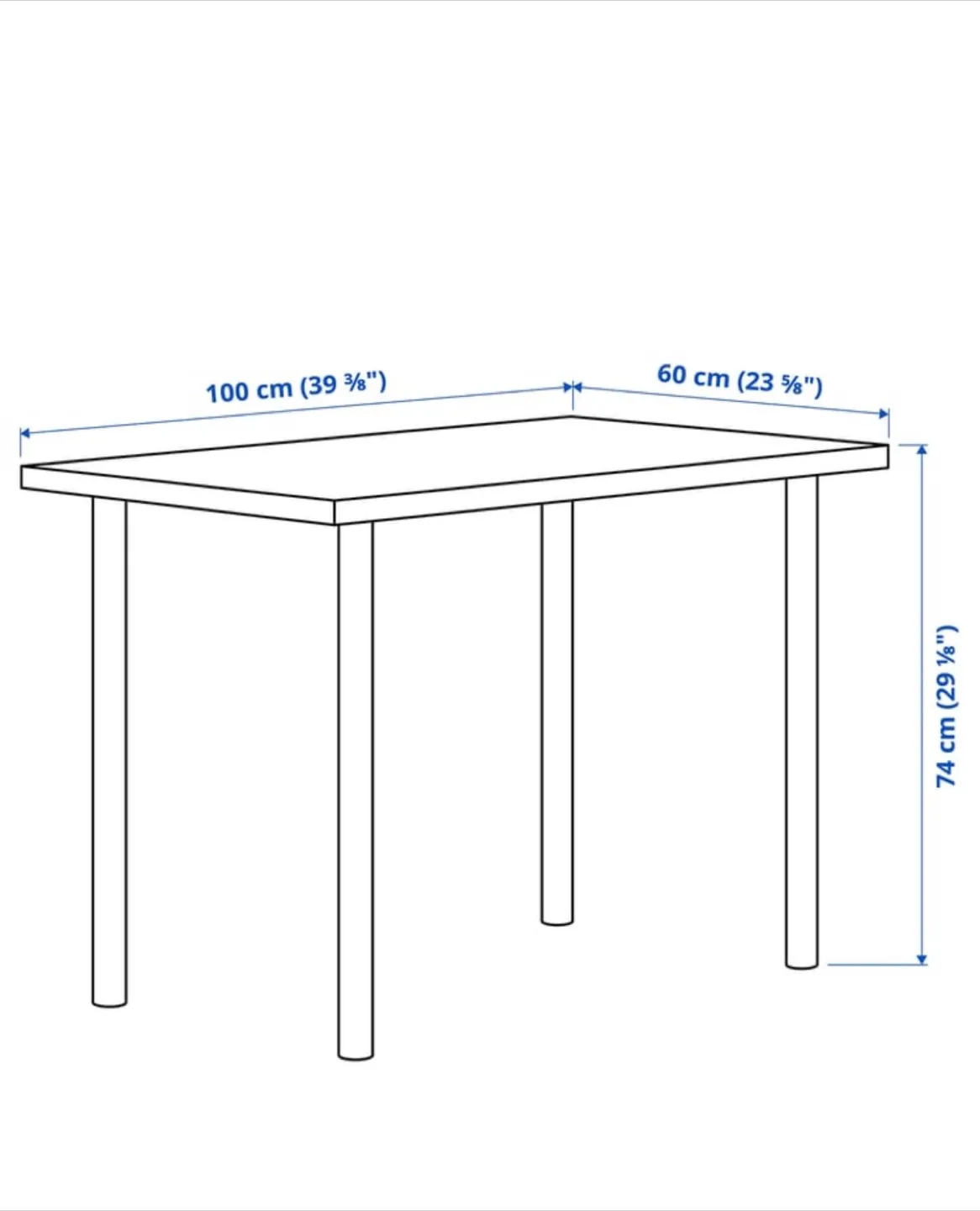 White Ikea Desk/Table image indicator(2)