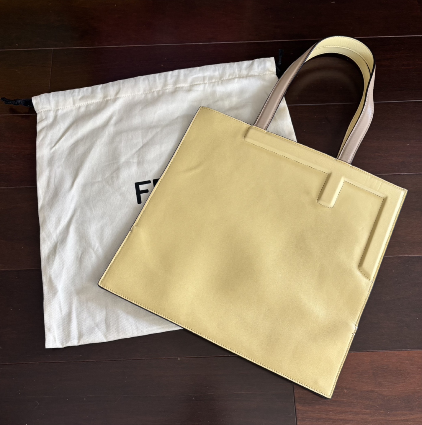 Fendy flip shopping bag
