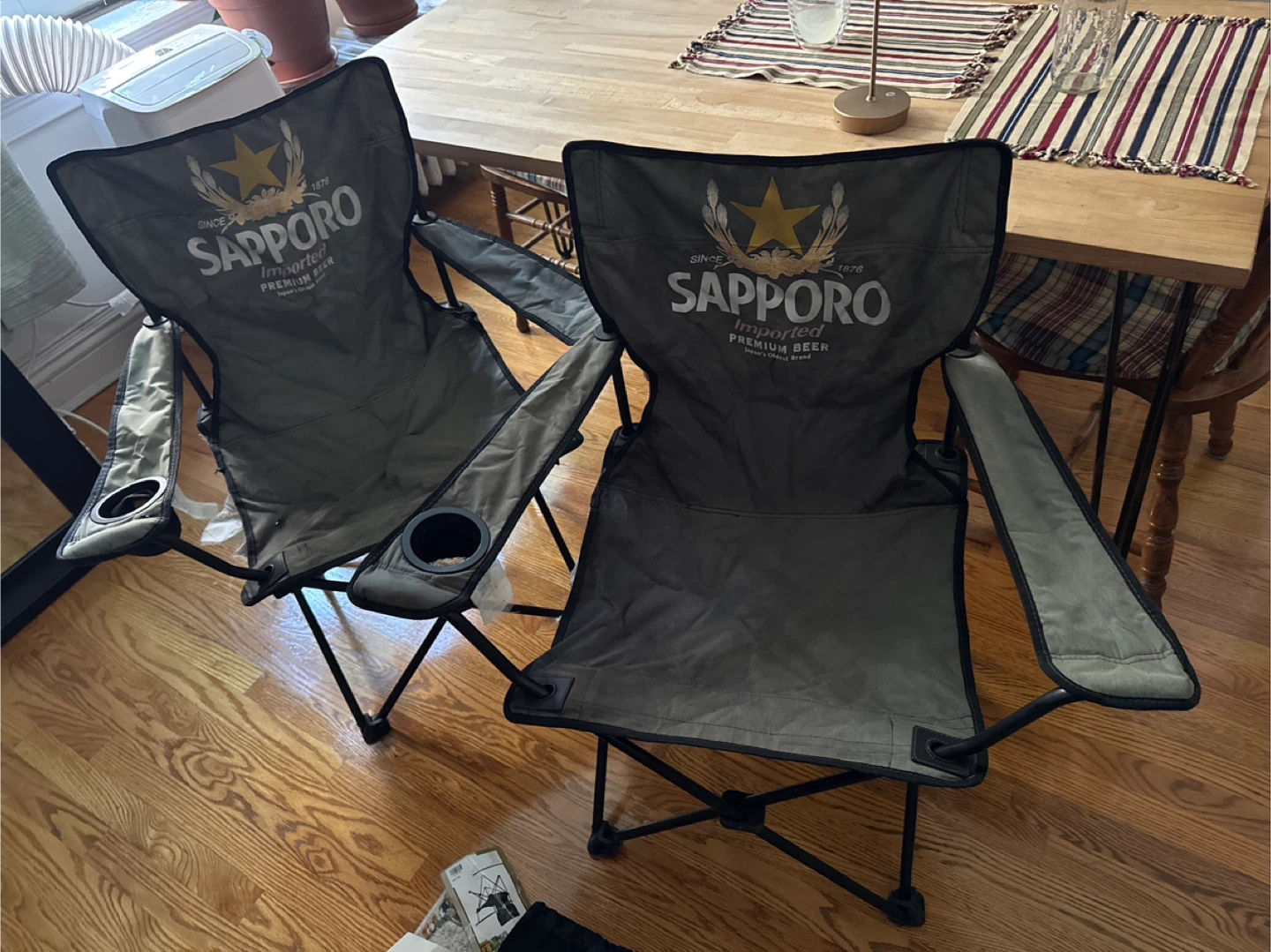 Sapporo Beer Folding Chair