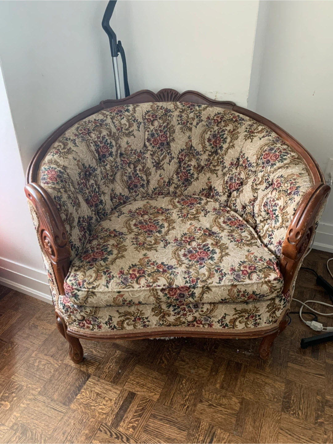 Floral Armchair
