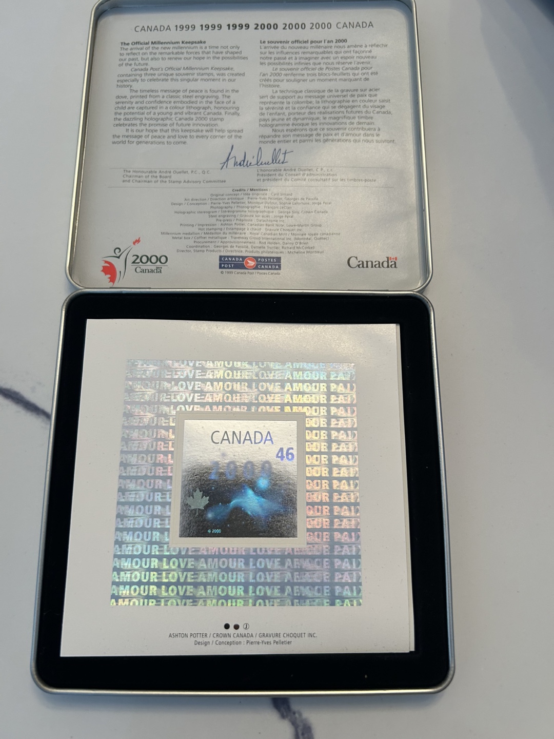 Canada Post Millennium Keepsake 1999-2000