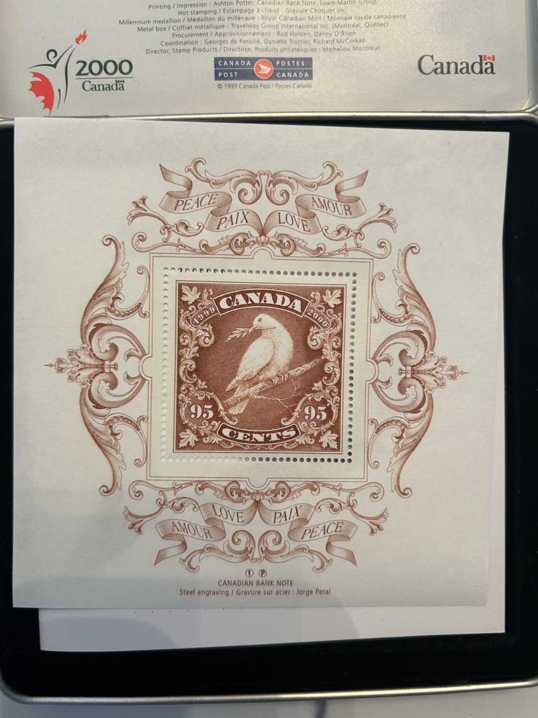 Canada Post Millennium Keepsake 1999-2000 - photo 5