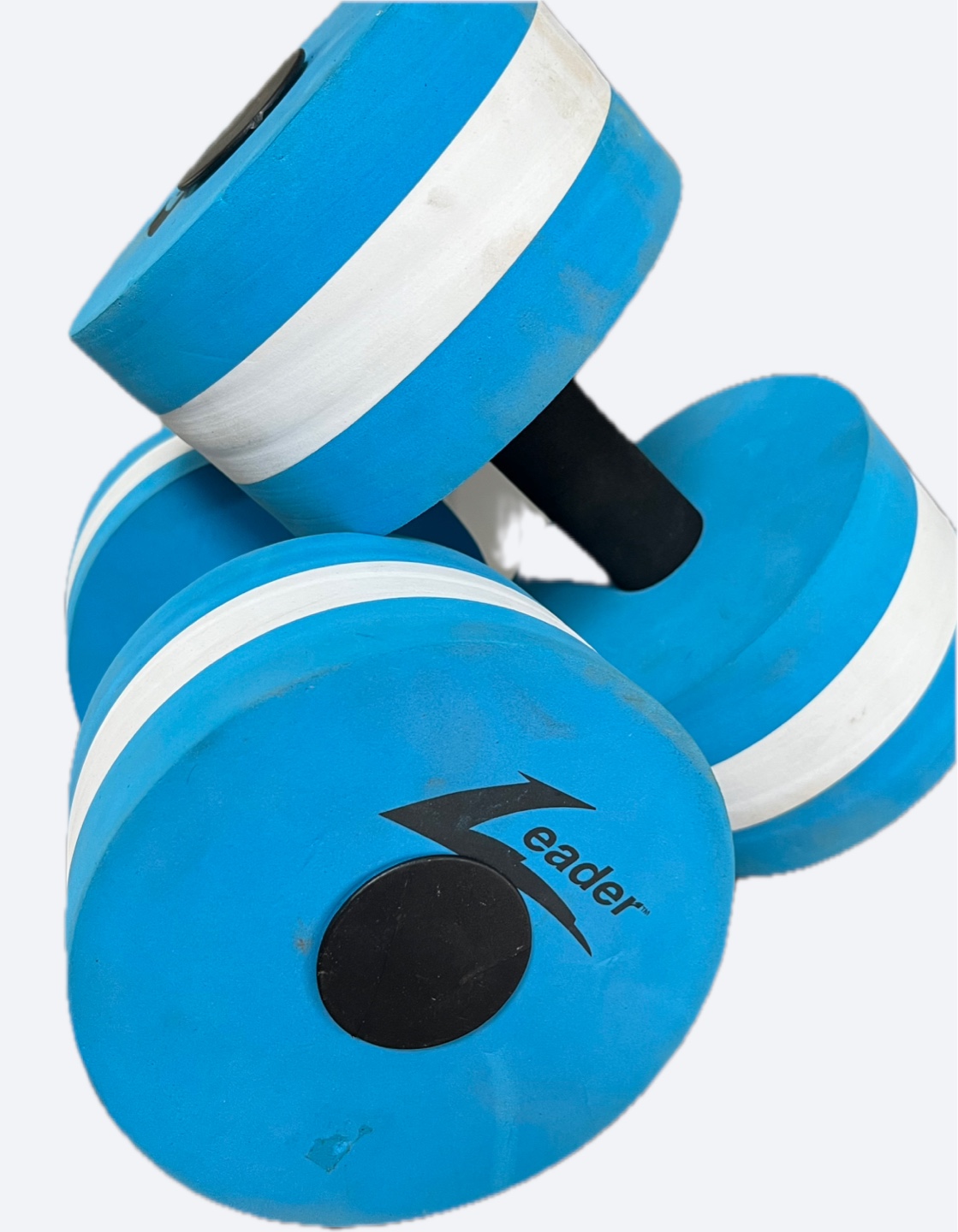 Leader Aqua Dumbbells - Blue & White - photo 2