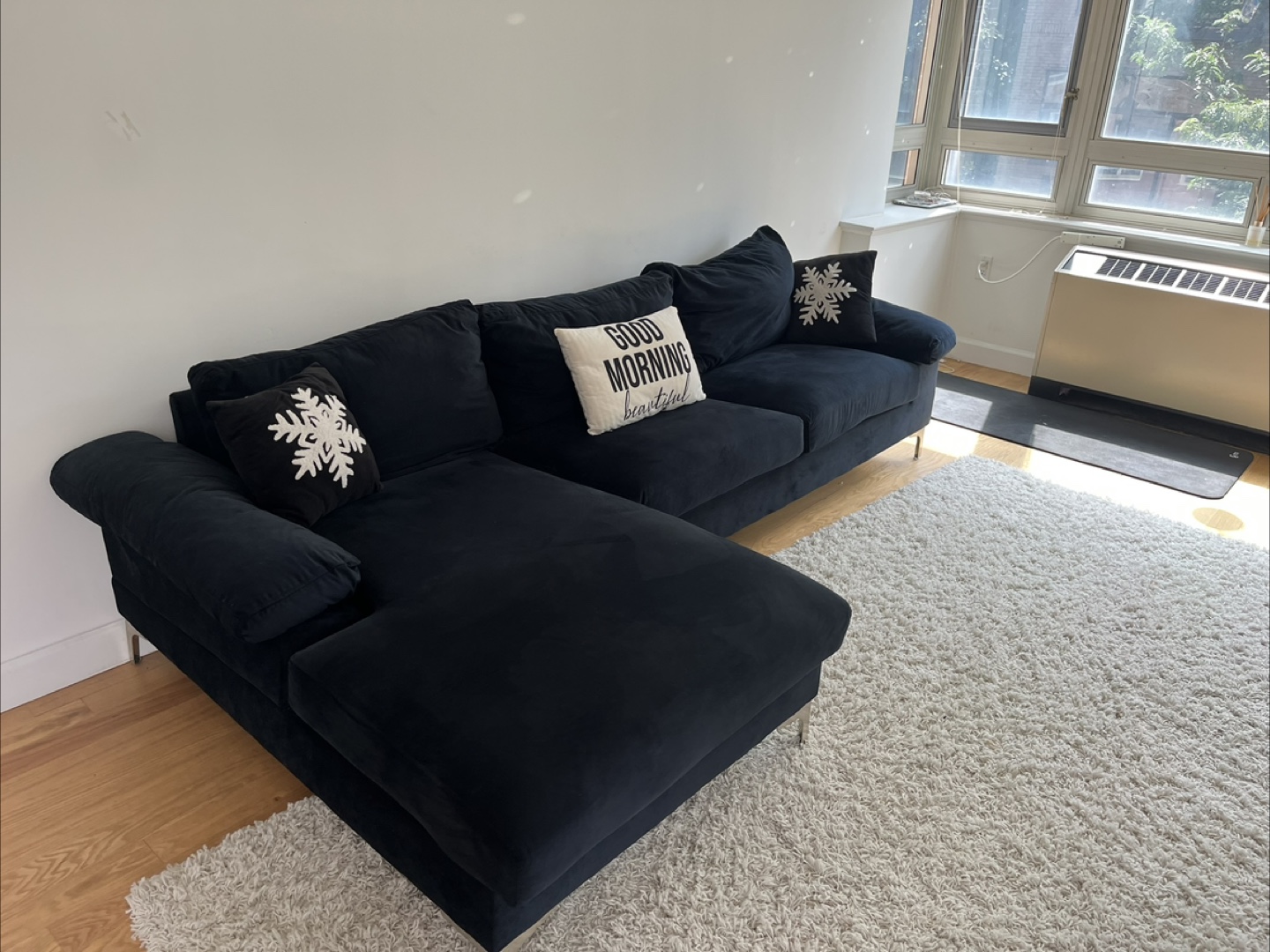 Black Sectional Sofa - photo 5