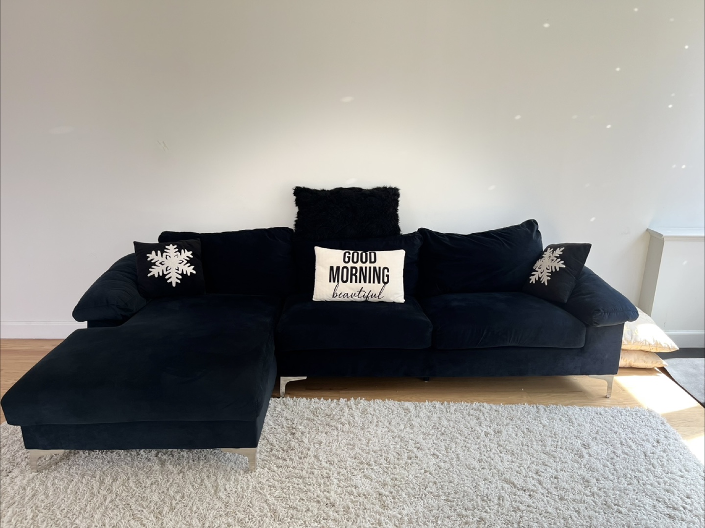 Black Sectional Sofa - photo 2