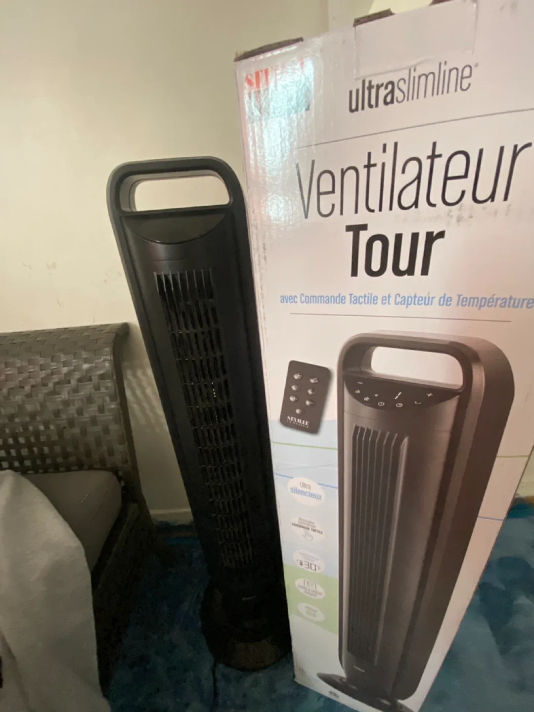 Seville Ultra Slimline Tower Fan thumbnail