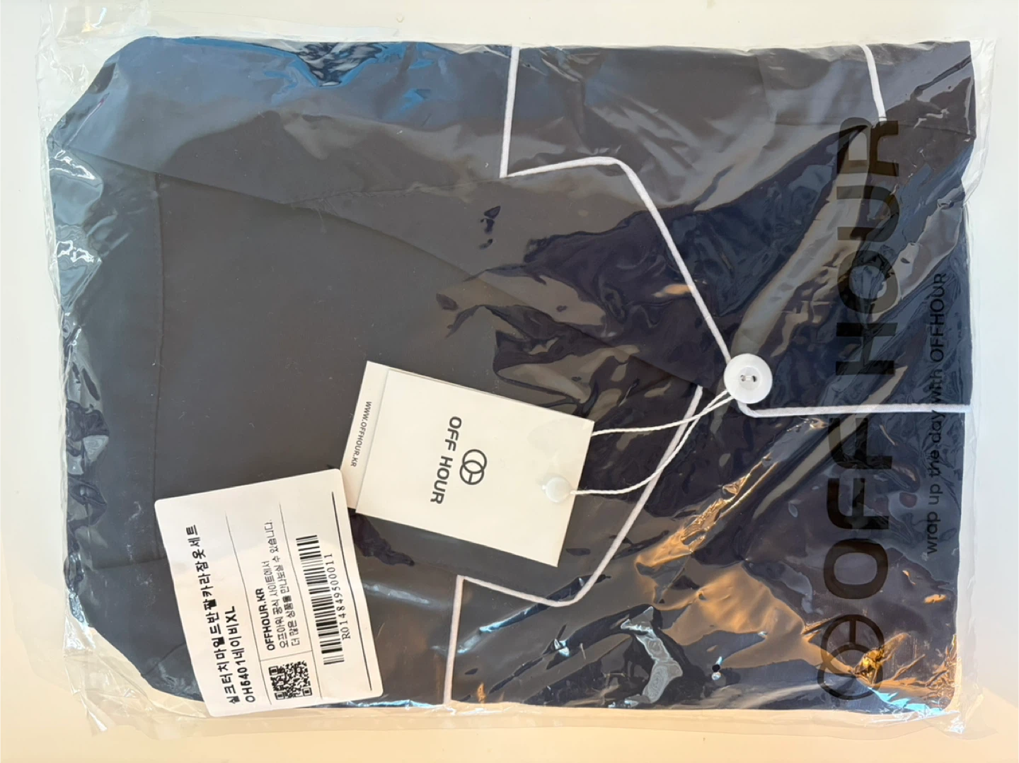 New OFF HOUR Silk Touch Pajama Set - Navy XL