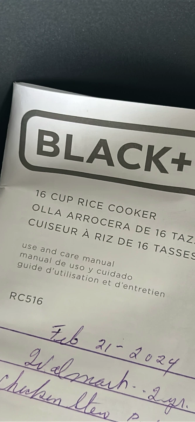 Black+Decker 16-Cup Rice Cooker - photo 3