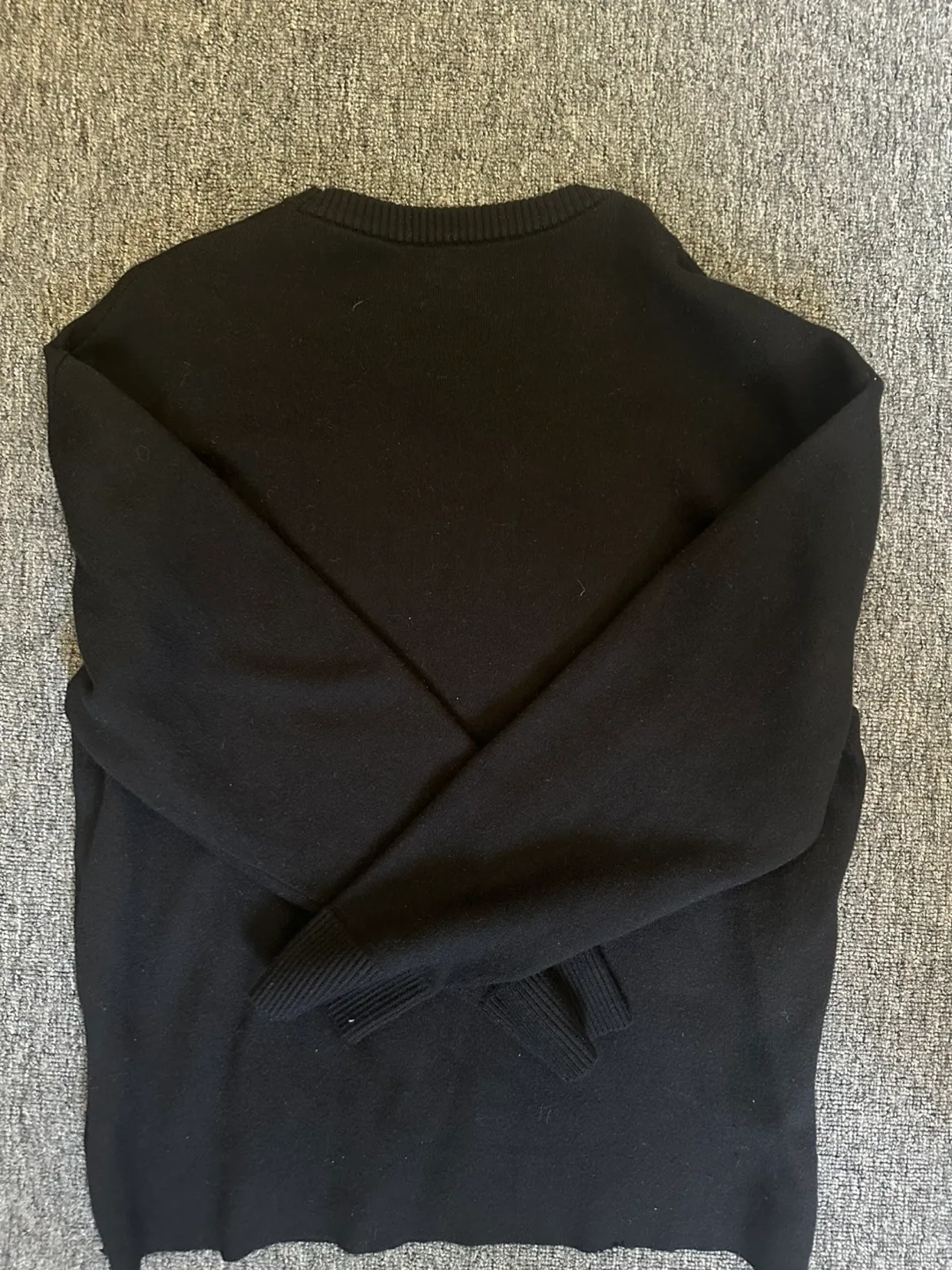 cropped STUSN Black Sweater image indicator(2)