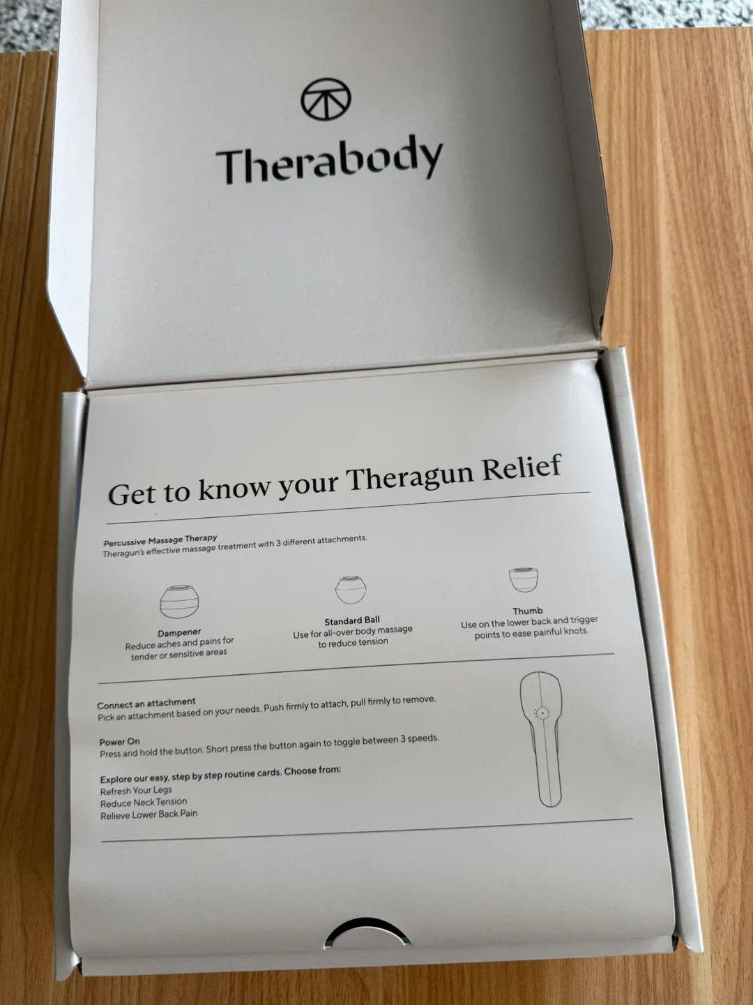 Therabody Theragun Relief Percussive Massager - New in Box! image indicator(3)