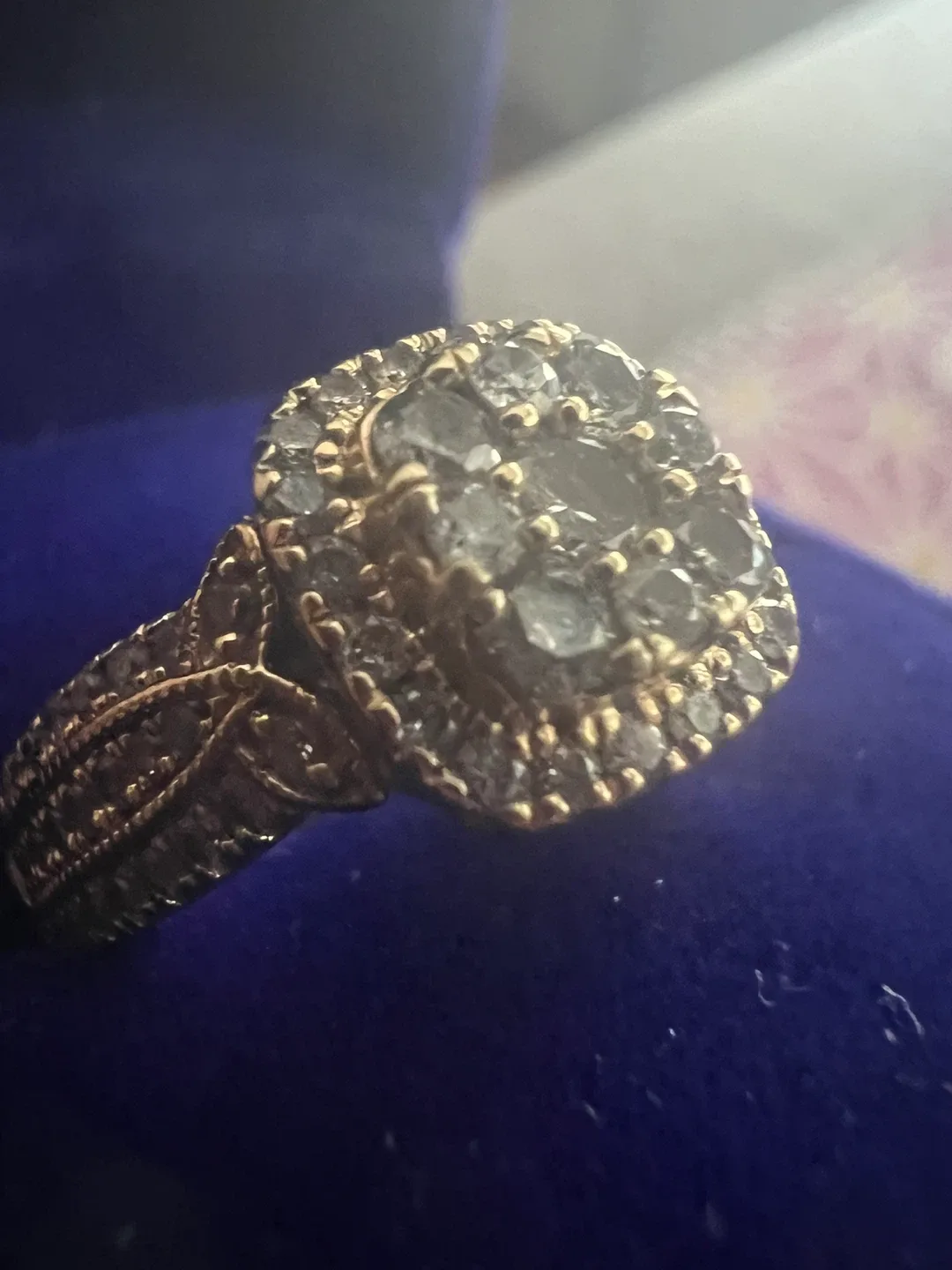 Michael Hill 10K Gold Diamond Ring thumbnail