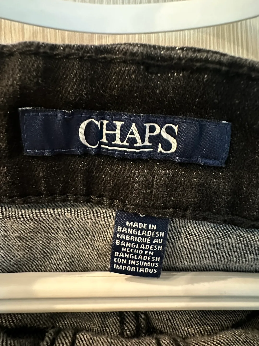 Chaps Black Denim Skirt image indicator(2)