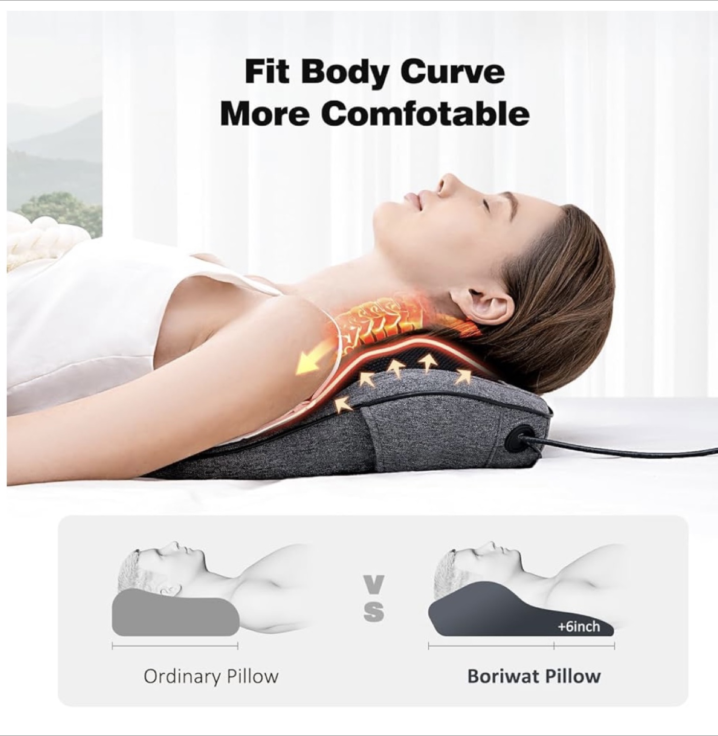 Boriwat Deep Shiatsu Massage Pillow - photo 2