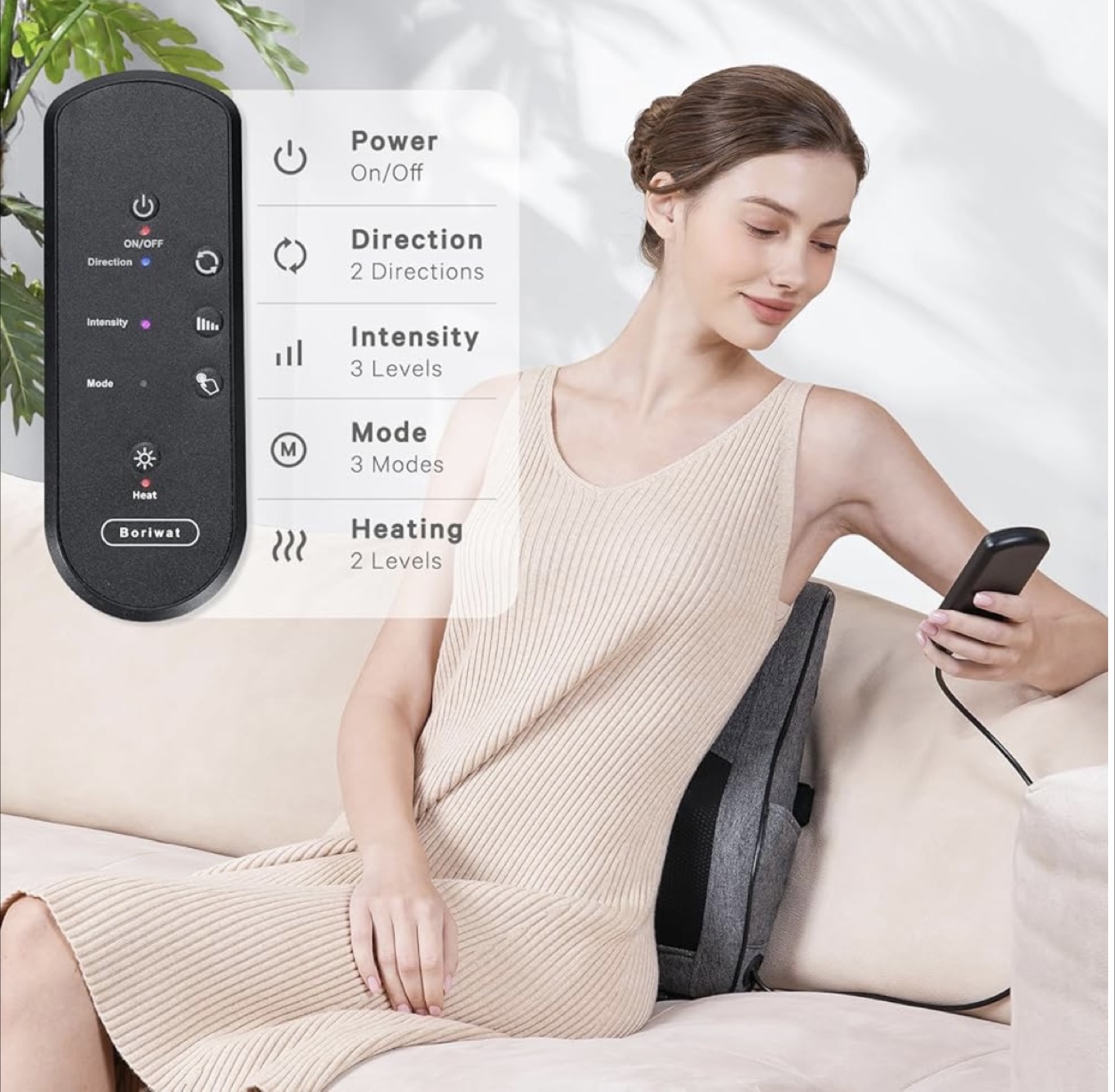 Boriwat Deep Shiatsu Massage Pillow - photo 4