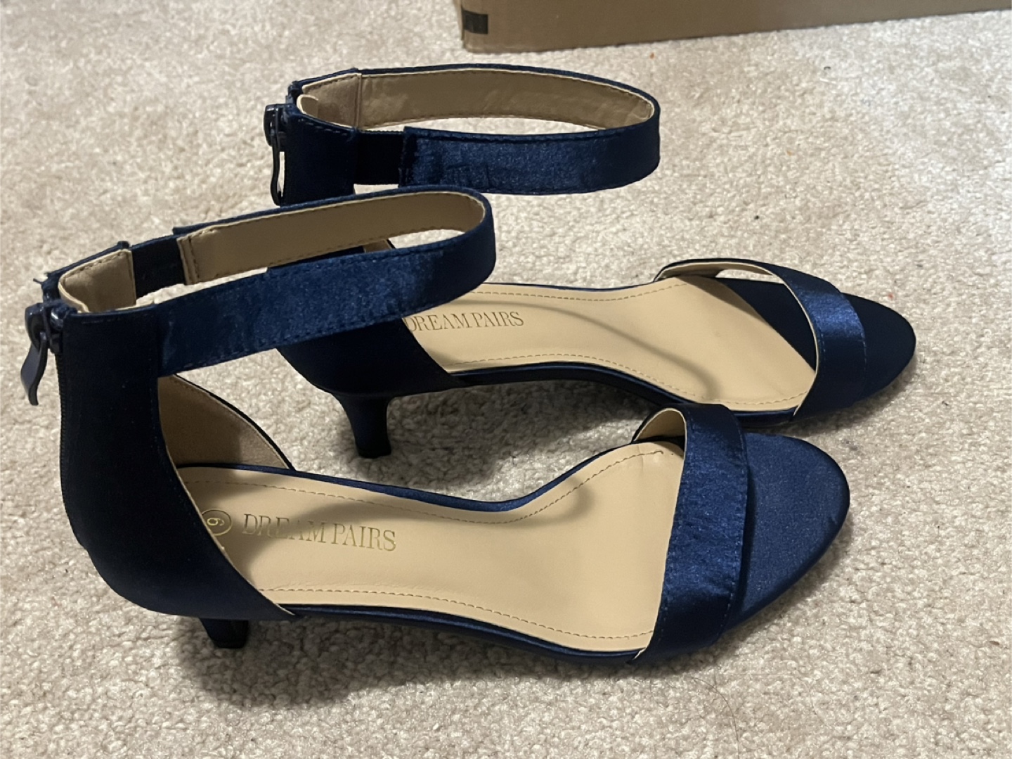Dream Pairs Women's Navy Blue Ankle Strap Heels - photo 3