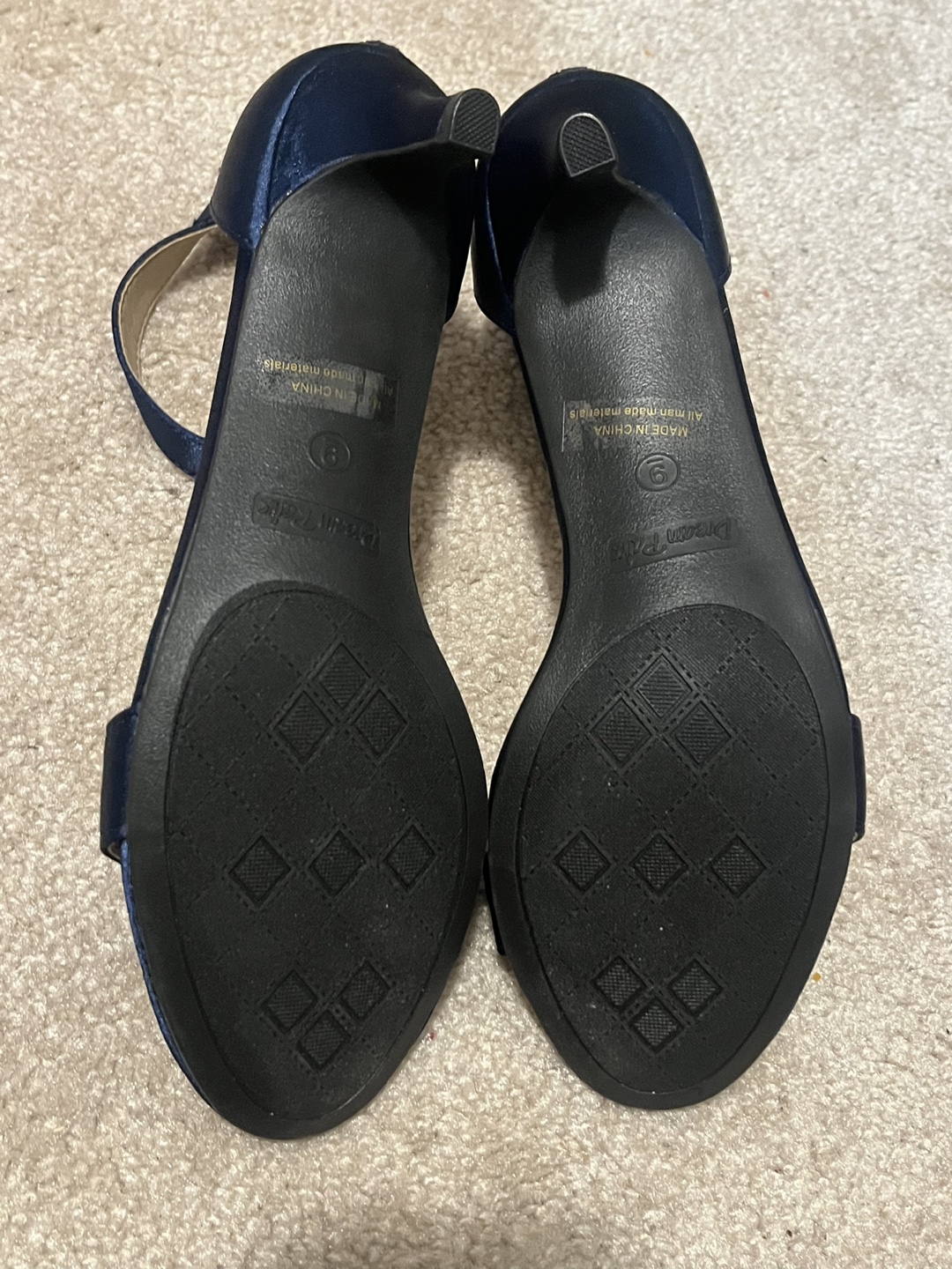 Dream Pairs Women's Navy Blue Ankle Strap Heels - photo 5