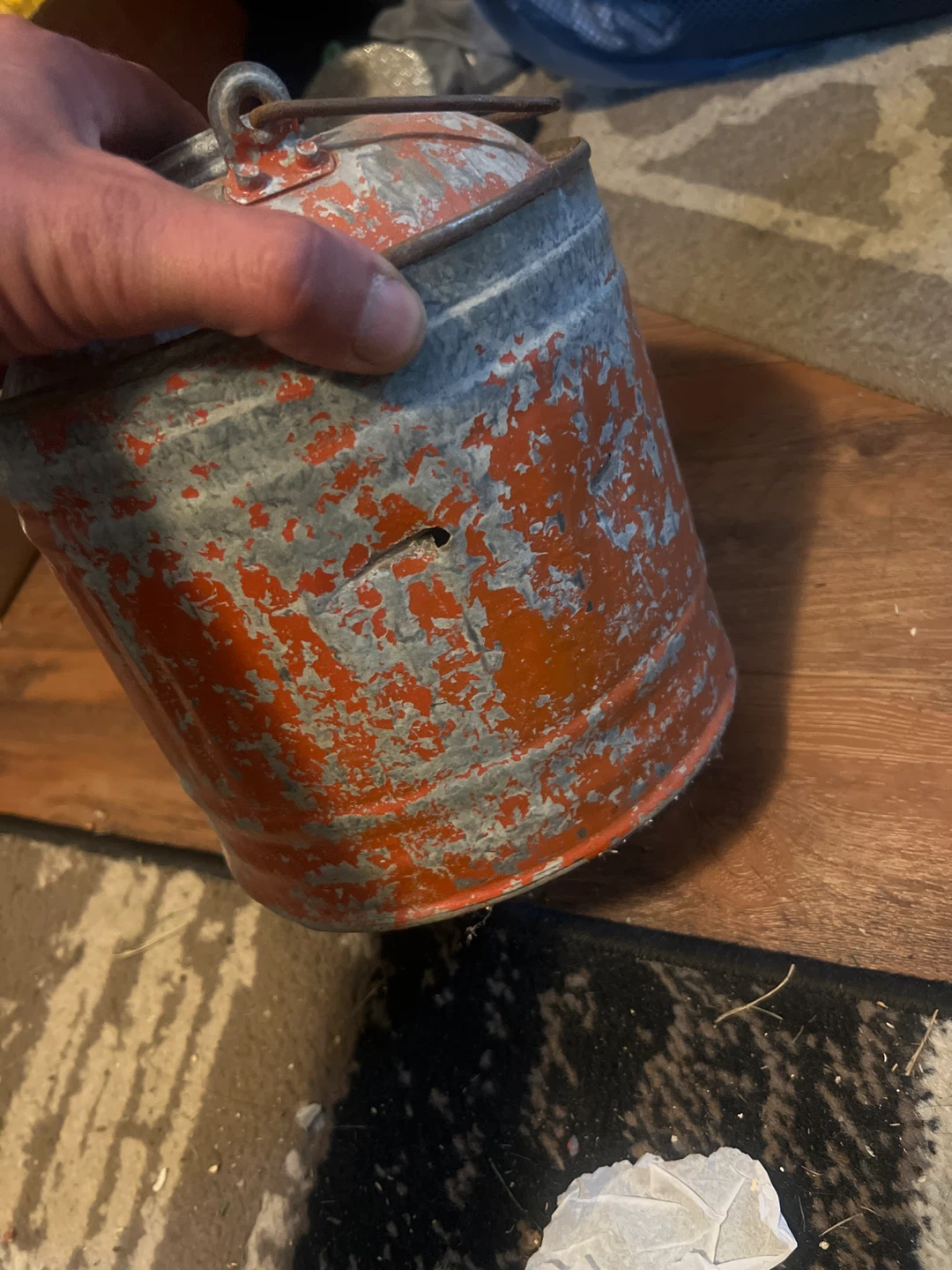 Vintage Metal Gas Can - photo 3