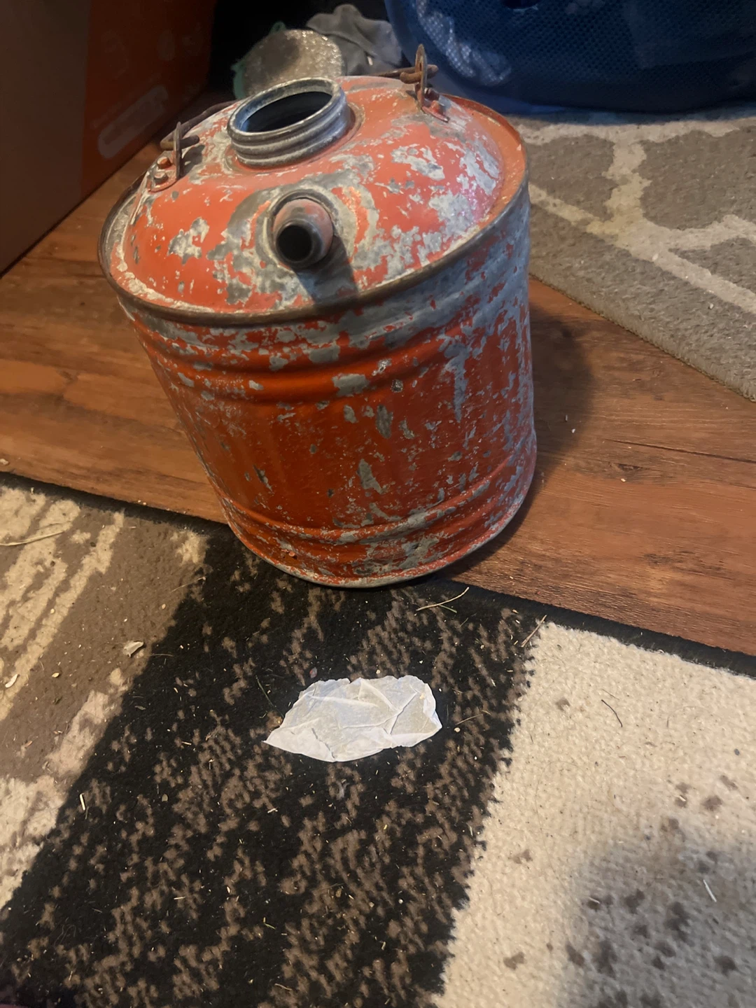 Vintage Metal Gas Can - photo 2