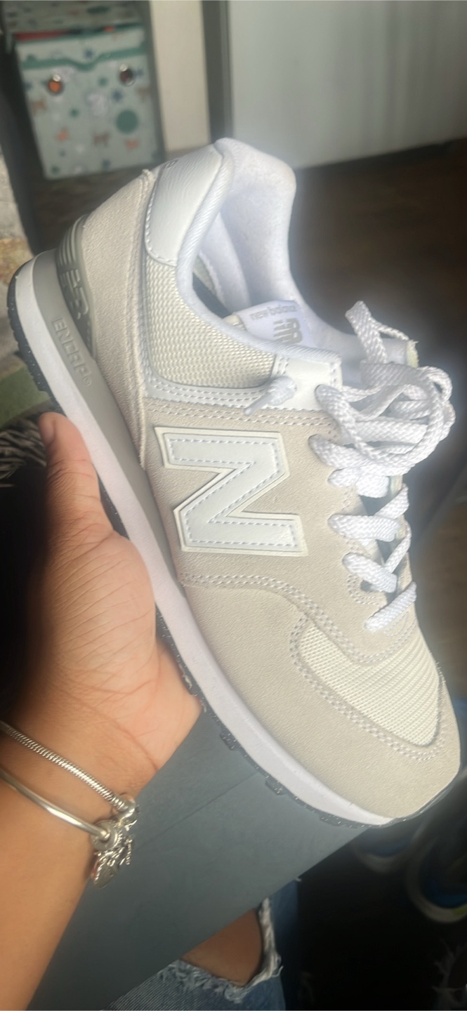 New Balance 574 Core Gray White (US Men's 9 / Women's 10.5) - photo 2