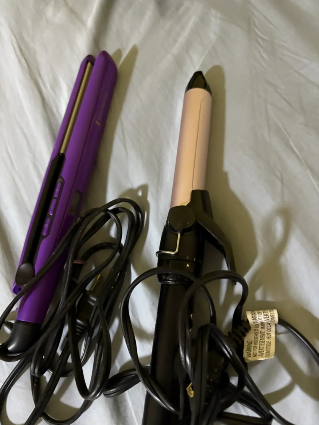 Remington Purple Hair Straightener and iron
