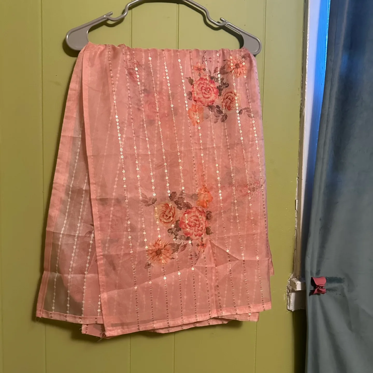 Peach Salwar Kameez Suit Set image indicator(5)