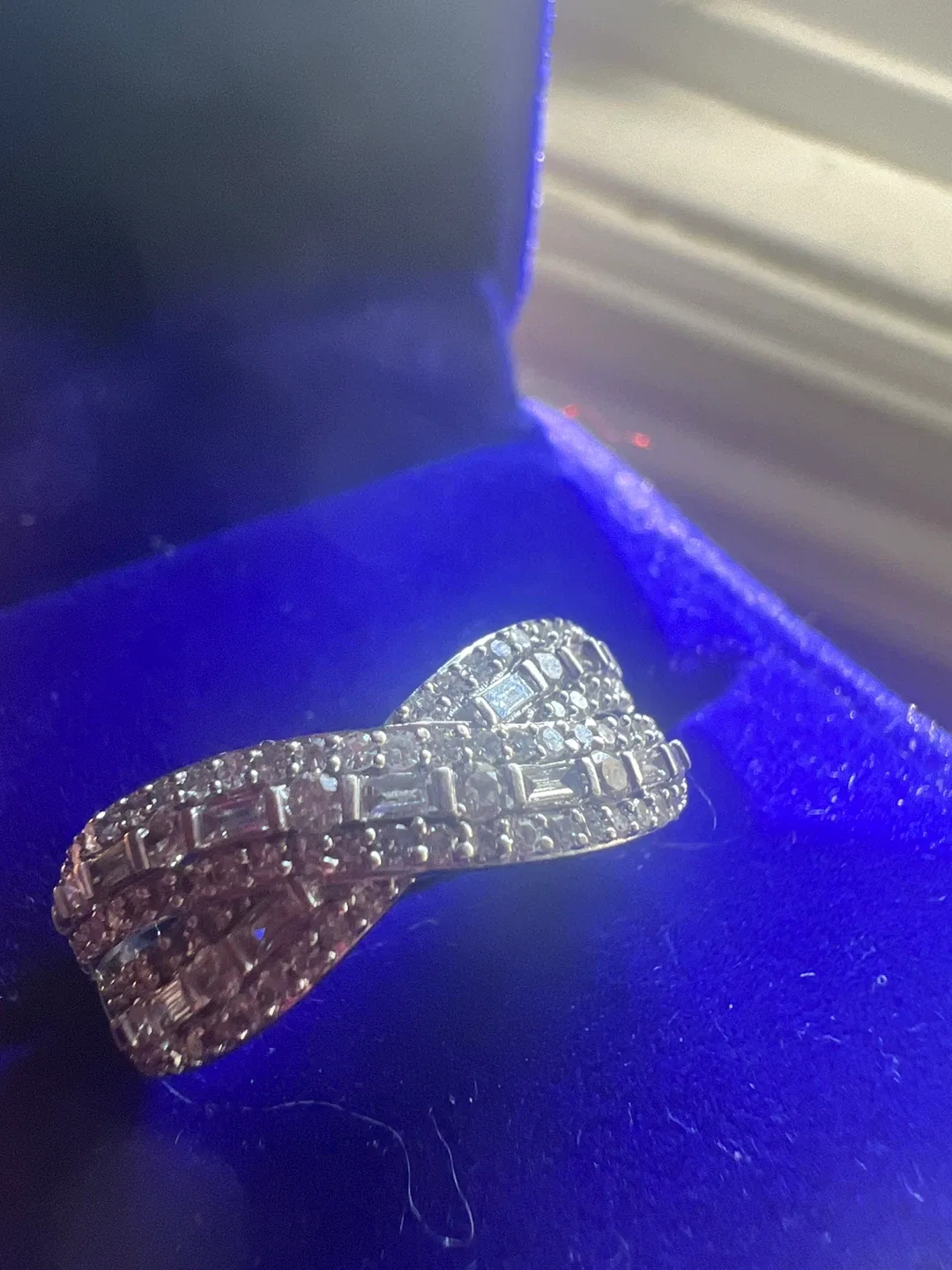 10 k Diamond Cross Ring thumbnail