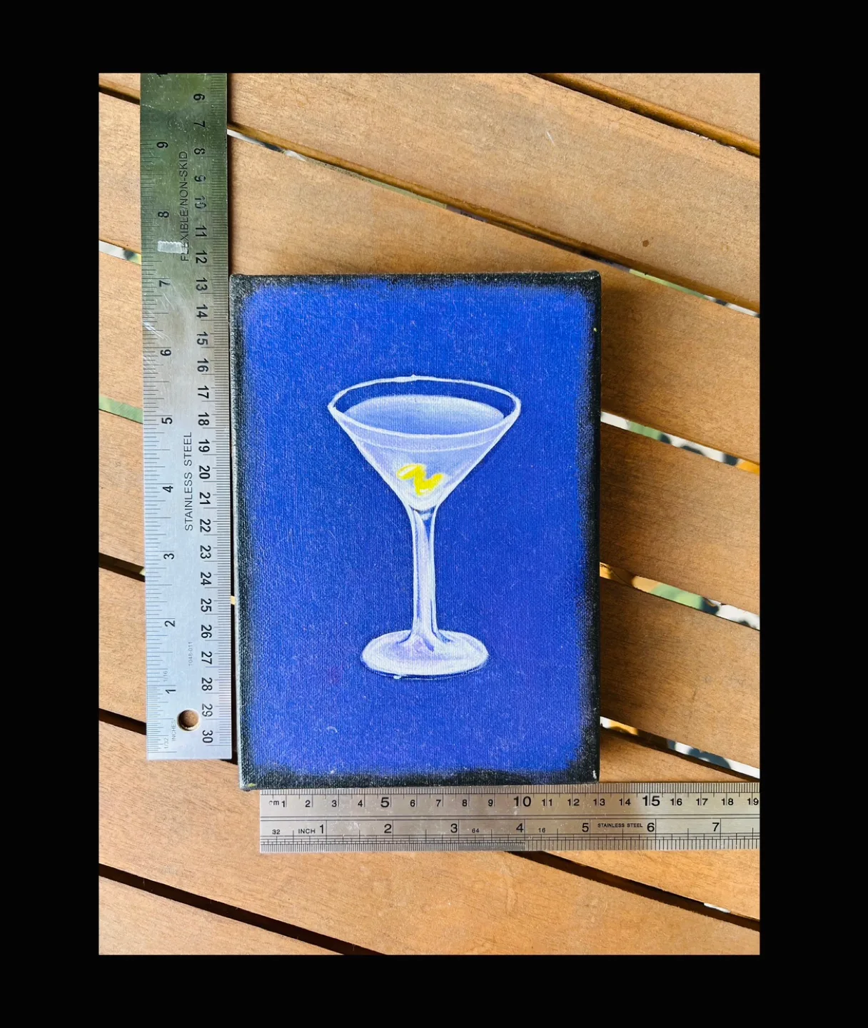 Martini Painting on Canvas thumbnail