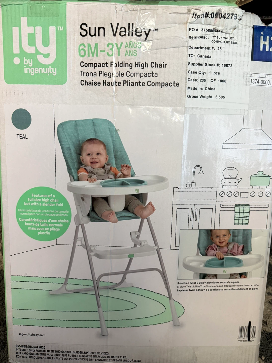 Ity by Ingenuity Sun Valley Compact Folding High Chair