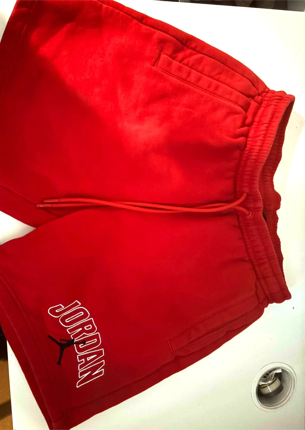 Jordan Red Sweat Shorts - Size Small
