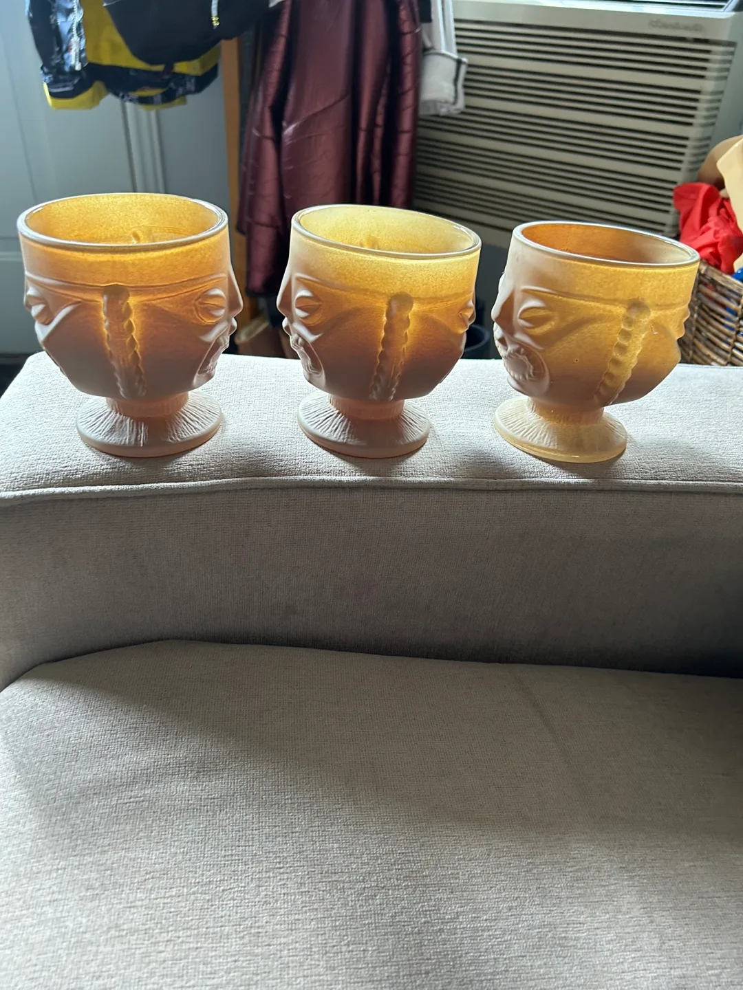Set of 3 Vintage Tiki Glasses thumbnail