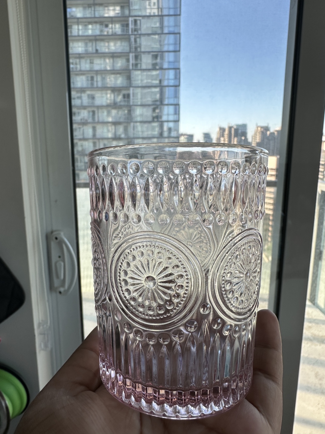 Set of 4 Pink Drinking Glasses - photo 3