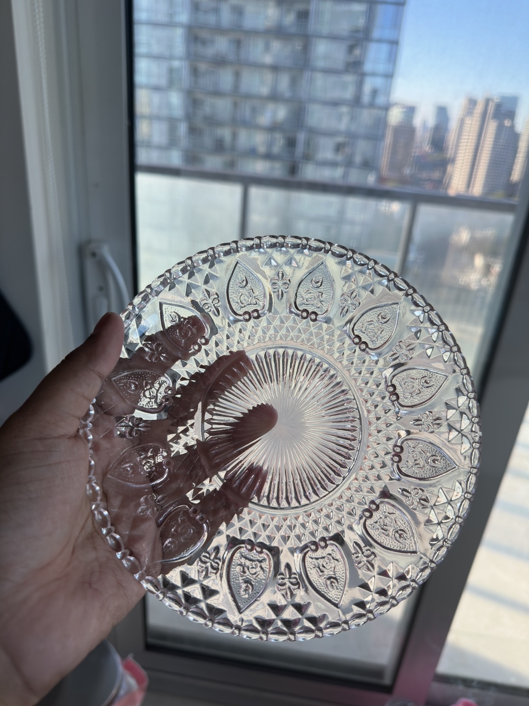 Pink Decorative Glass Plates (Set of 4) - photo 4