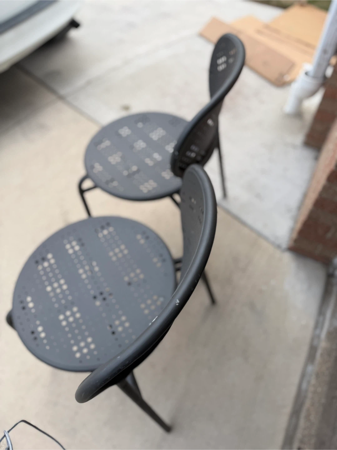 Outdoor Metal Chairs - Set of 2 - photo 4