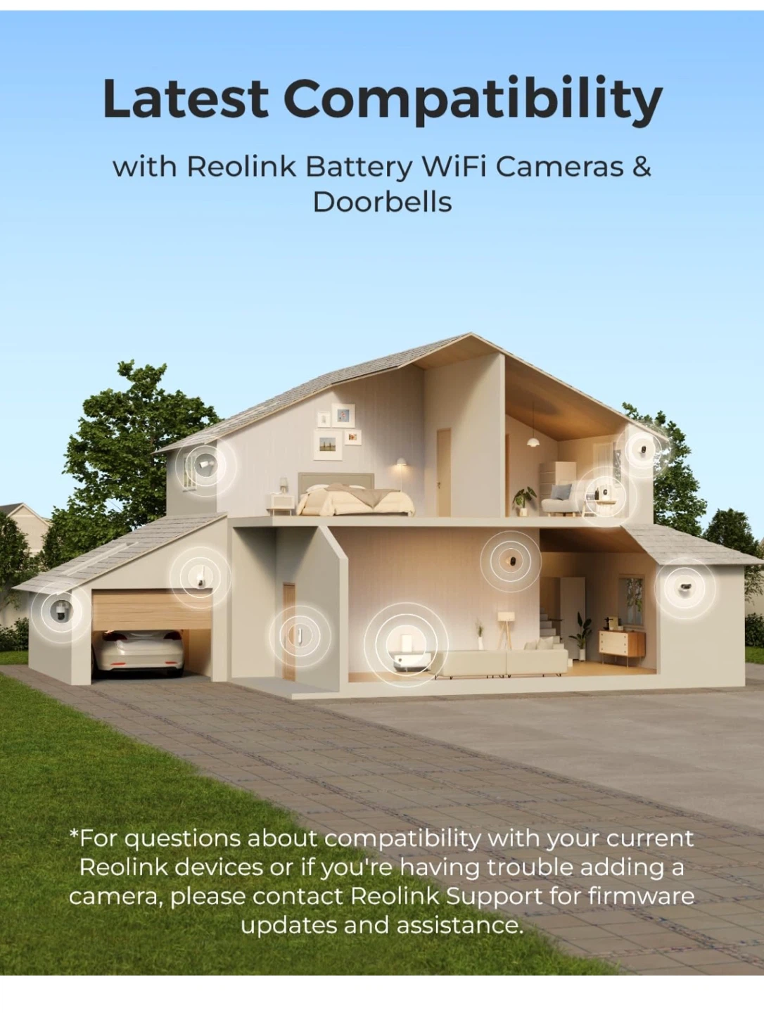 YESKAMO Home Security Camera Kit, Wire-free, UHD - photo 4