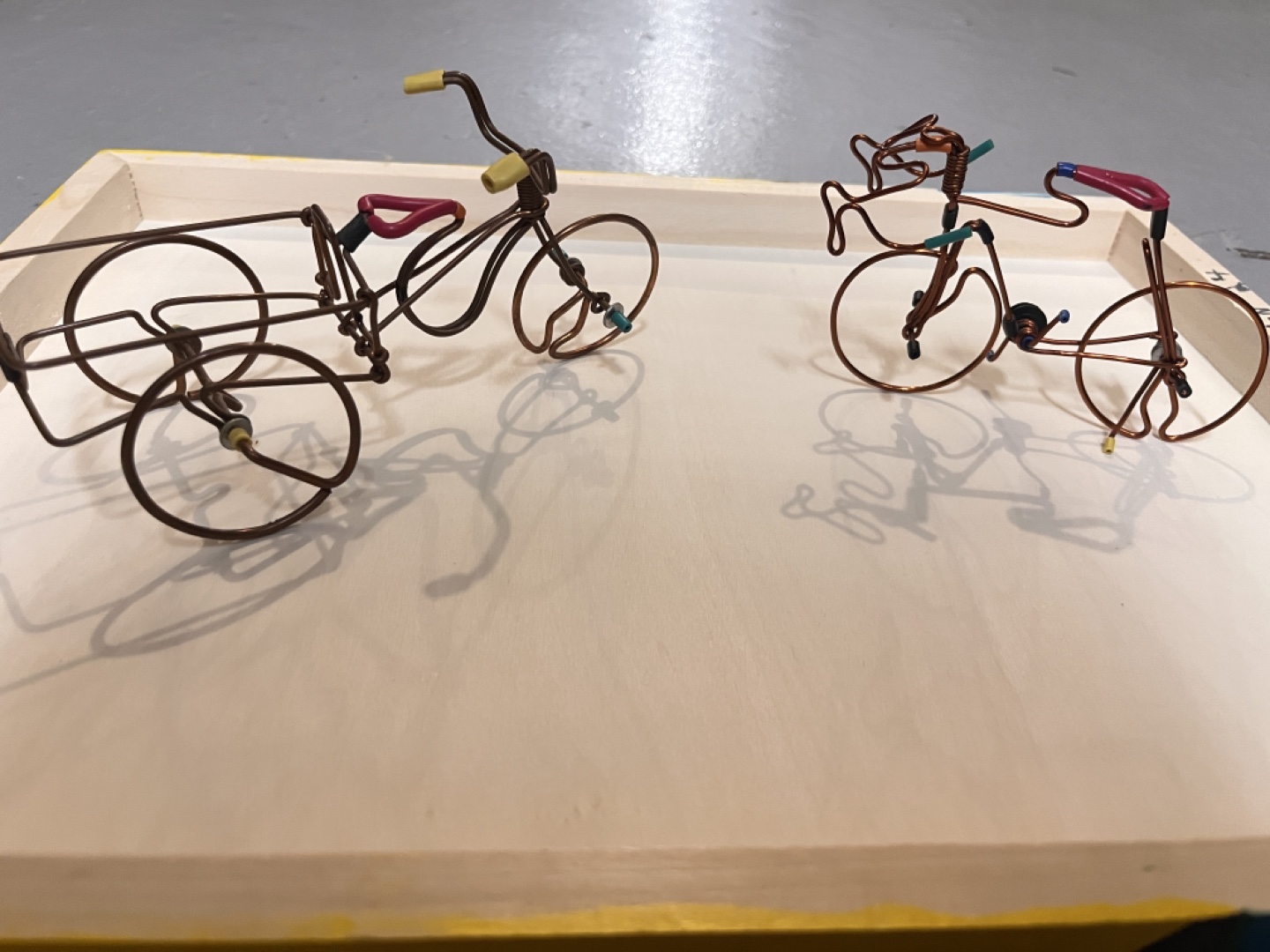 Handmade Wire Bicycle Art - photo 4