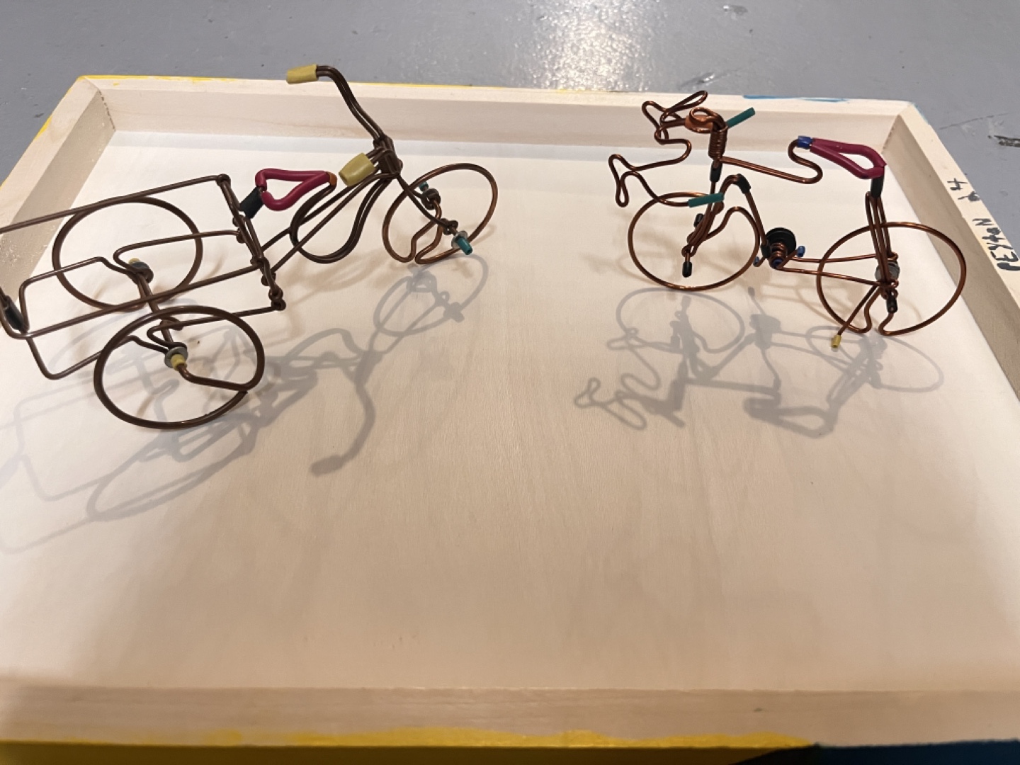 Handmade Wire Bicycle Art