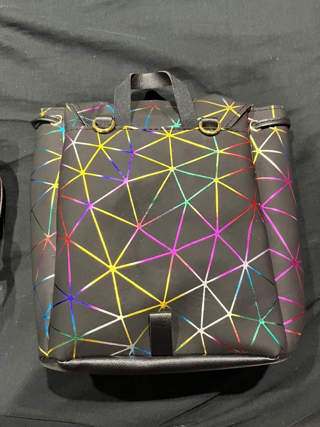 Geometric Pattern Mini Backpack image indicator(2)