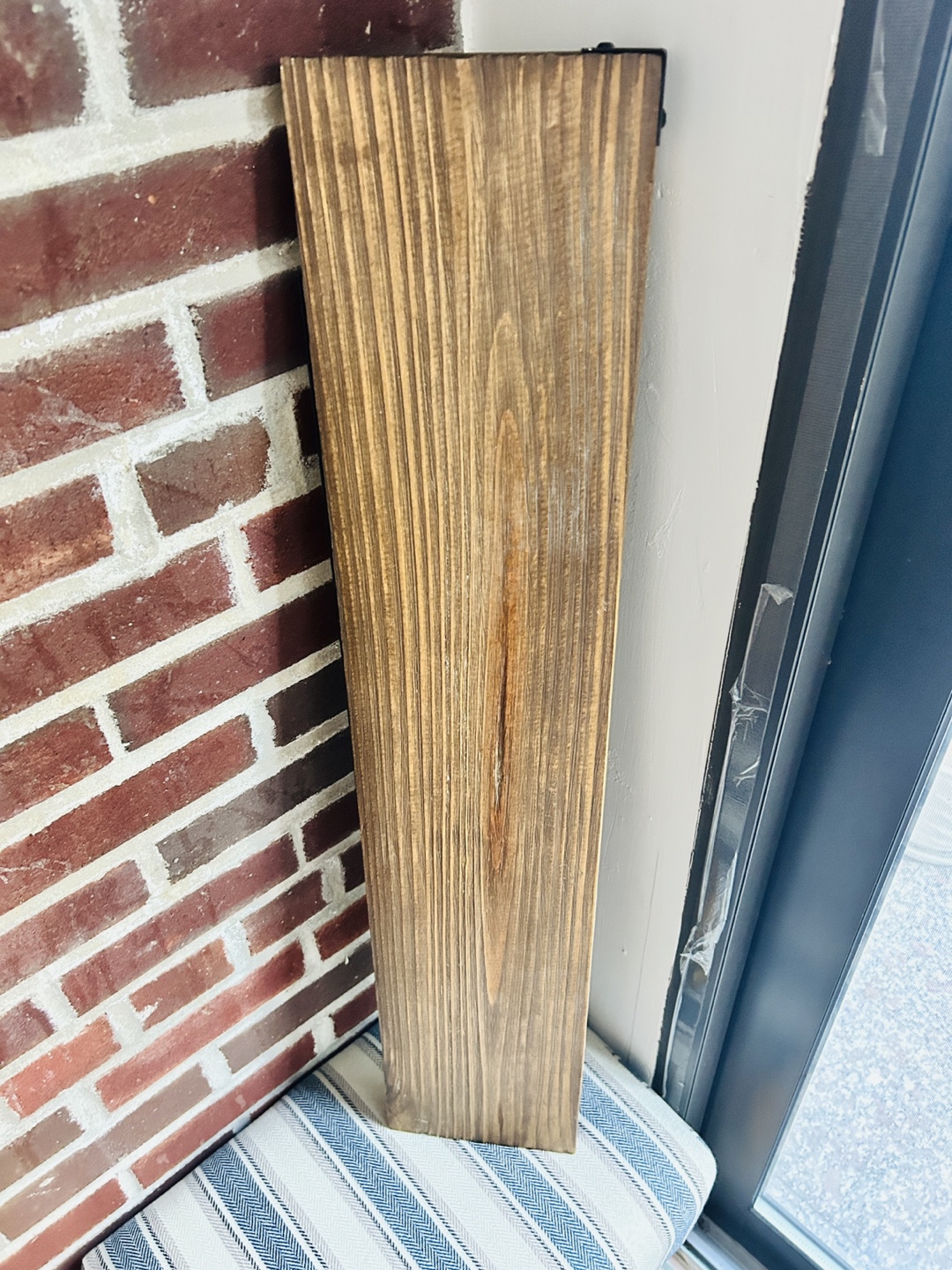 Floating Wood Shelf with Bracket