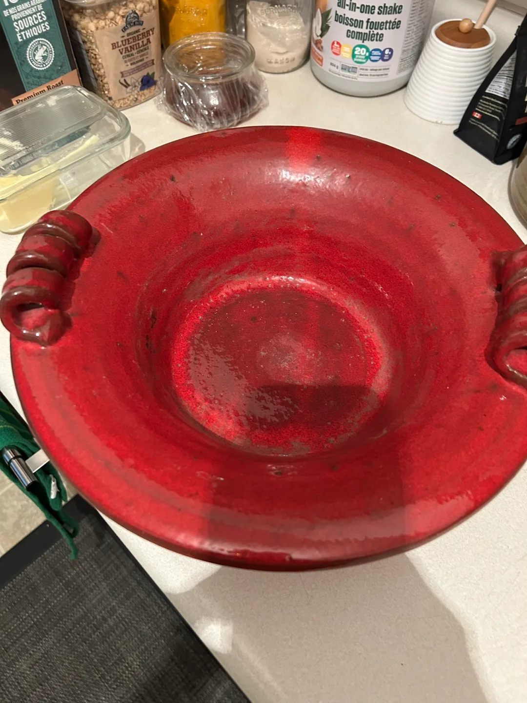 Red Decorative Bowl thumbnail