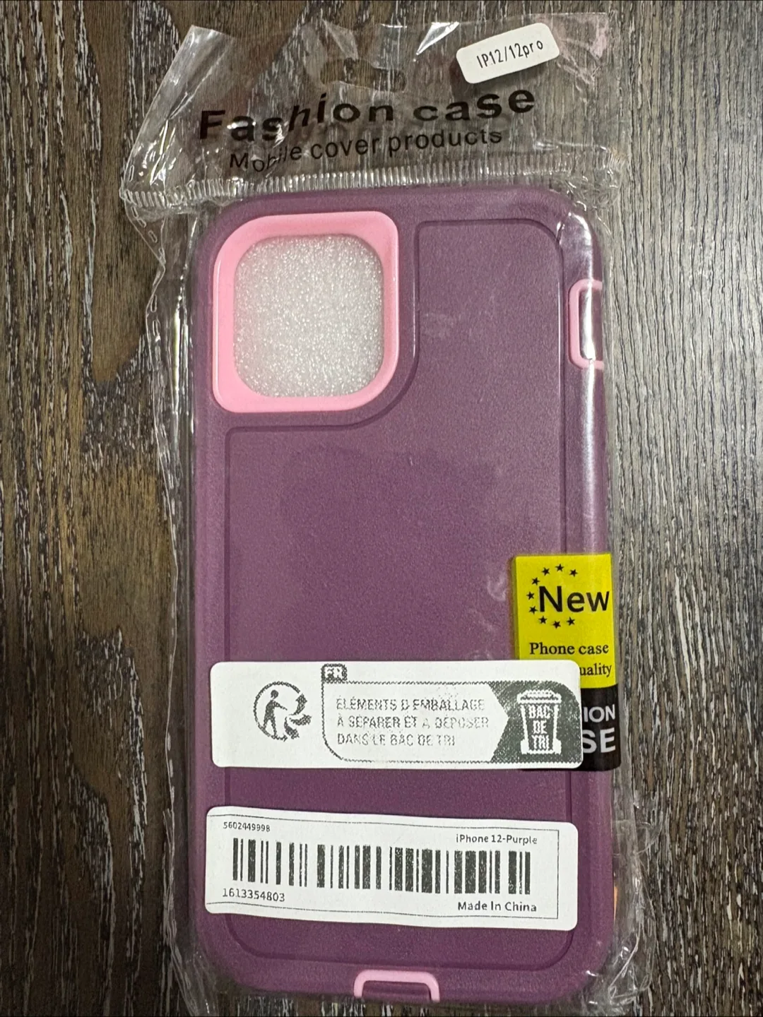 New iPhone 12/12 Pro Purple Fashion Case thumbnail